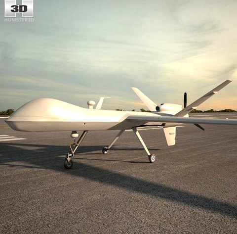 General Atomics MQ-9 Reaper 3D Model