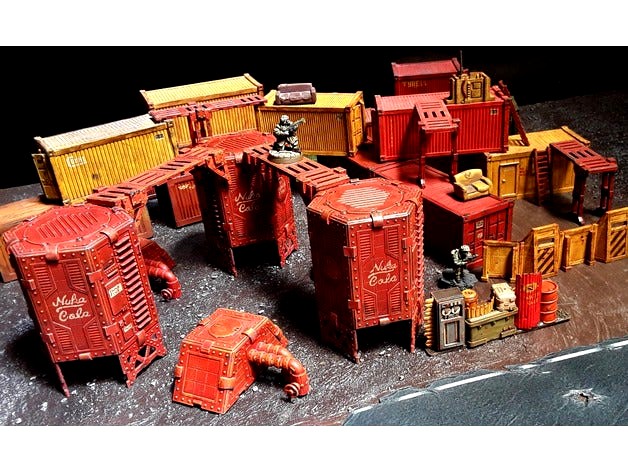 Industrial Walkways 28mm by tabletop-terrain