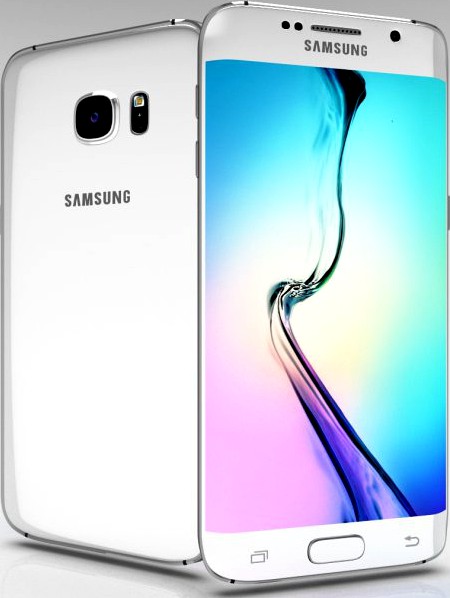 Samsung Galaxy S6 Edge Plus White Pearl 3D Model