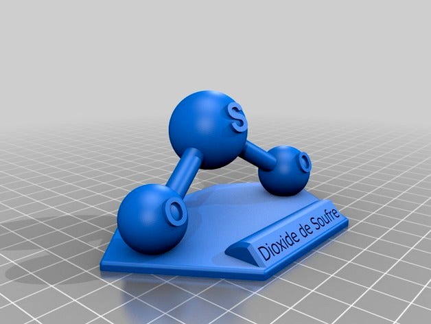 Sulfer Dioxide Model by NinjaMouse