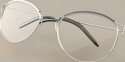 Reading Glasses 3D Model