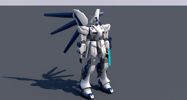 Gundam wings suit 3D Model