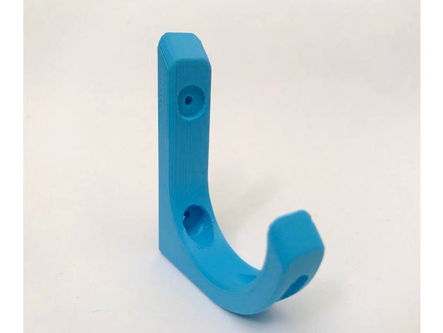30mm Wall Hook with two fix points by medienlampe