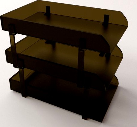 Document Tray 3D Model