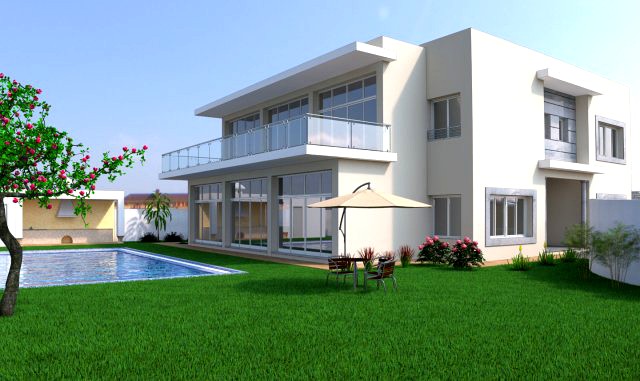 Modern house 3D Model