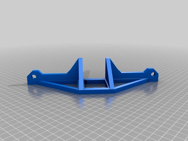 Anet A8 Front Brace - Lower Bolt Holes by cnickell