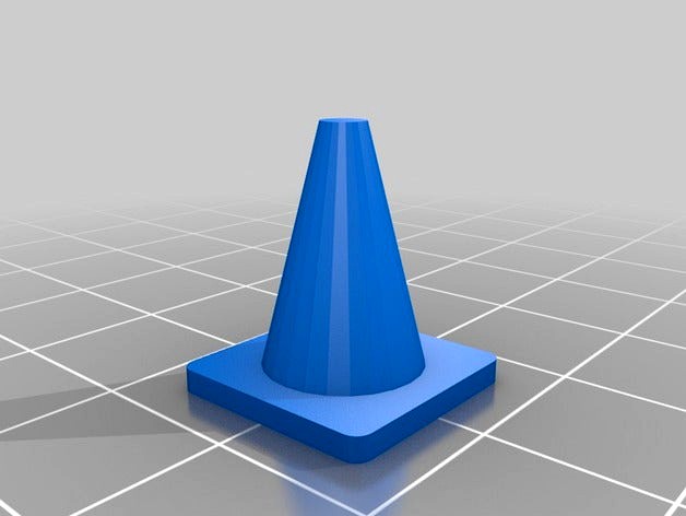 Traffic Cone 1:35 by LokiD7