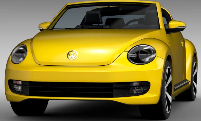 VW Beetle Targa 2016 3D Model
