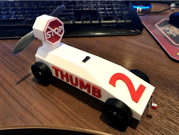 2017 Pinewood Derby Car (Thumb Slicer 2) by ryanpriore