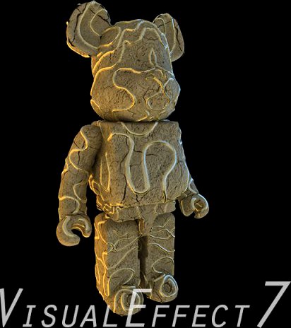 Golden Path BearBrick 3D Model