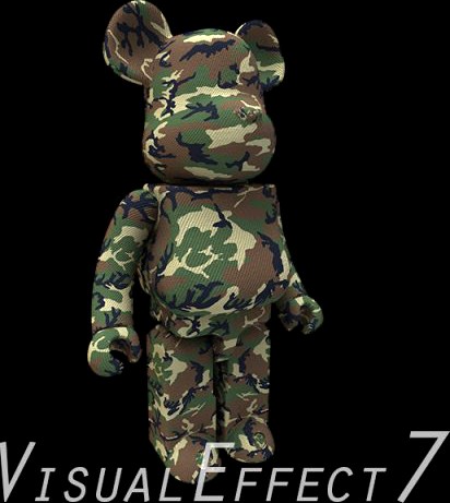 MilitaryBearBrick 3D Model