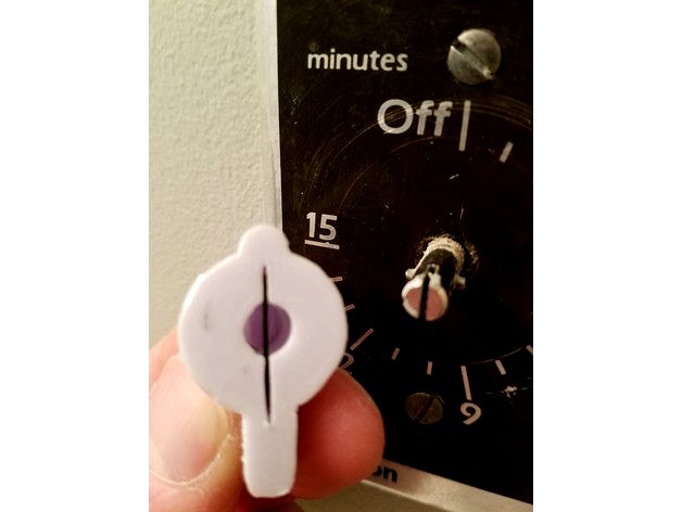 timer knob for slotted post by Joshfitz