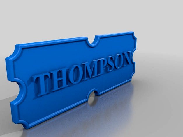 Thompson Plaque by 93silverado