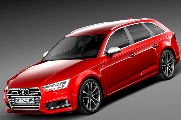 Audi S4 Avant 2017 3D Model