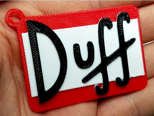 Duff Beer Keychain by dsteffens00