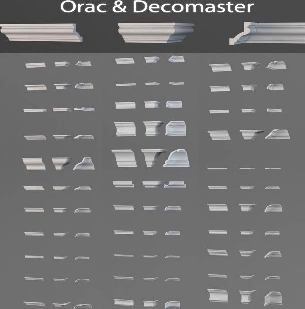 Eiling cornices Orac Decomaster 3D Model