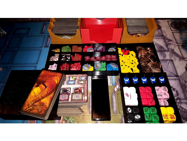 Champions of Midgard full Kickstarter with Sleeved Card Storage by Tronne