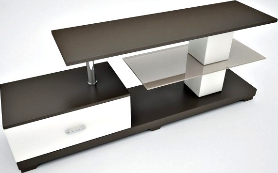 TV Table Modern 3D Model