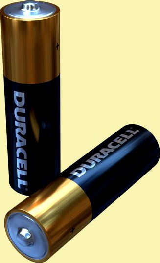 Duracell Battery 3D Model