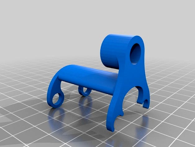 Dial gauge holder for Velleman Vertex K8400 by JanLauwers