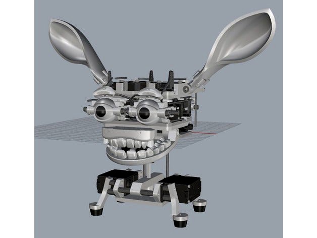 Animatronic mini Ear module by Mark_Valentijn