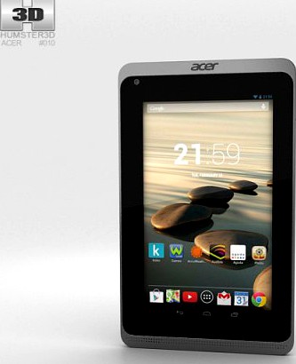 Acer Iconia B1-720 Iron Gray 3D Model