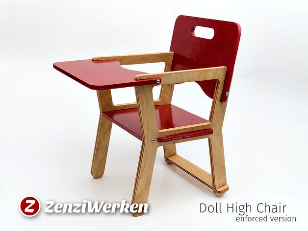 Doll High Chair [enforced] cnc by ZenziWerken