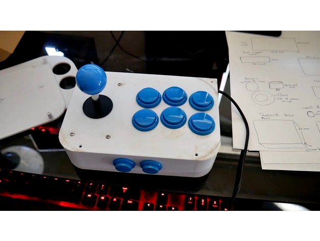 Arcade Joystick And Button Build For Retro PC Emulation by dopesoner930