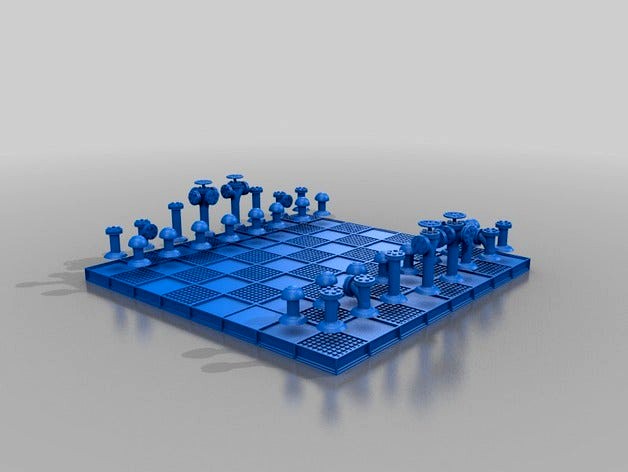 ROHR-SCHACH / Chessboard PIPE by Syzguru11