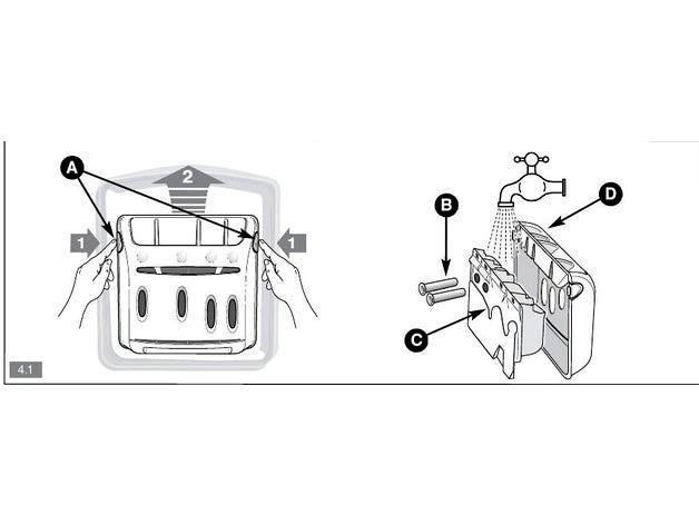 Siphon tube of "Brandt" top loaded washing machine  by noteasy2