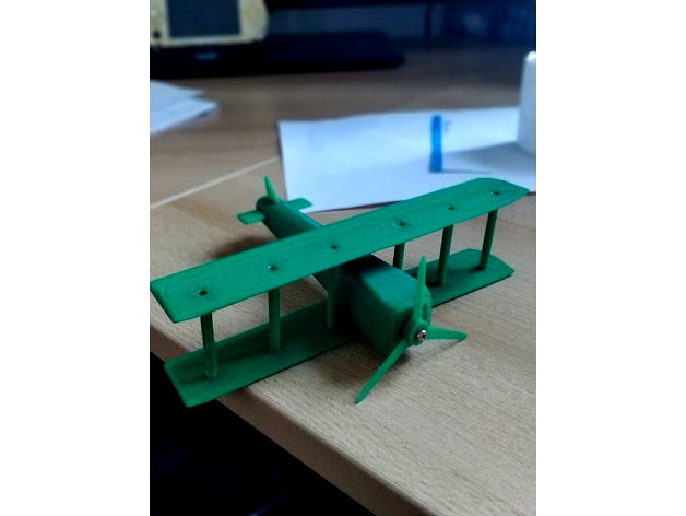Two wing Airplane / Biplane by weetgeen