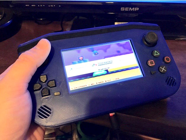 Raspberry Pi Portable/Console videogame by izimbaldi