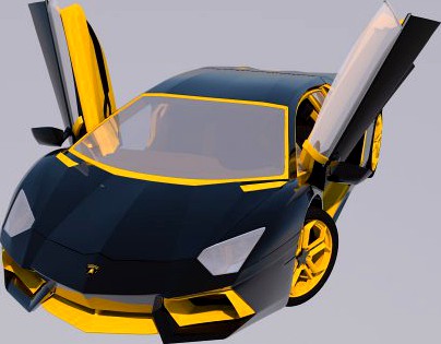 Lamborghini aventador 3D Model