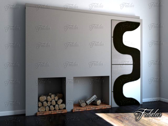 Fireplace 06 3D Model