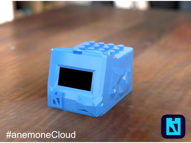 Anemone Display Tentacle (NodeMCU v2 Display Case) by Inza