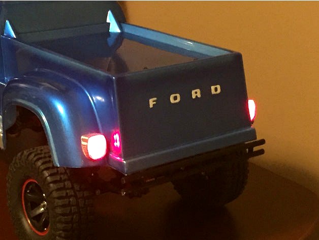 57 ford f100 10th scale taillight housings by jimwildman
