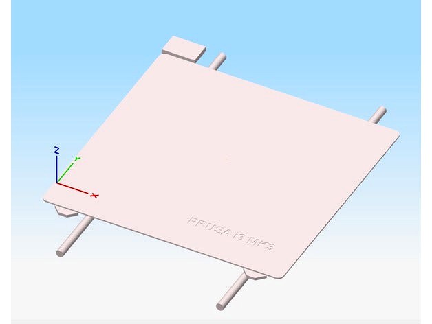 Simplify3D Prusa i3 MK3 Bed File by jaln