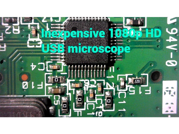 Microsoft Lifecam Studio Electronics Microscope by spectura