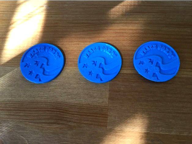 Peace Corps Seal Token by gabrielkrieshok