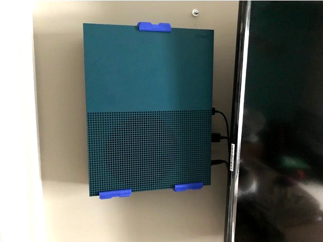 Xbox One S Wall mount by serban2017