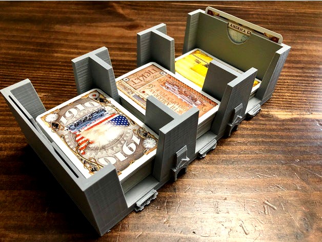 Ticket to Ride Deck Holder by End6ame