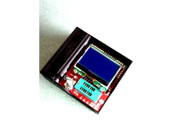 Case for Component tester (Hiland M12864) by jonprogers