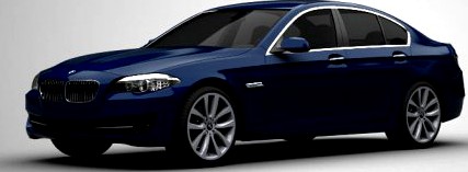 BMW 5 Series F10 sedan 3D Model