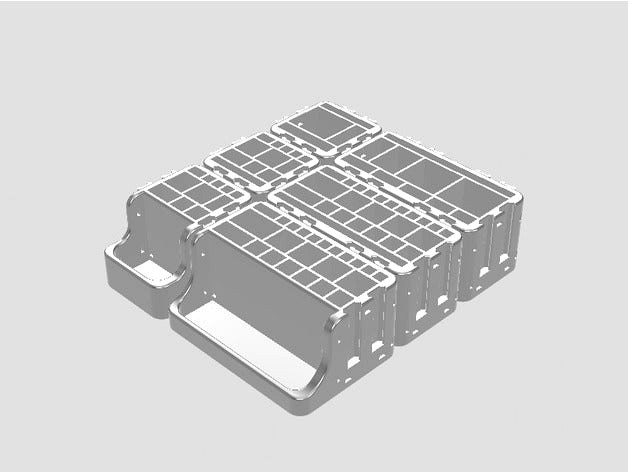 tool- and penholder - deskorganizer - modular - boxes by AzurOne