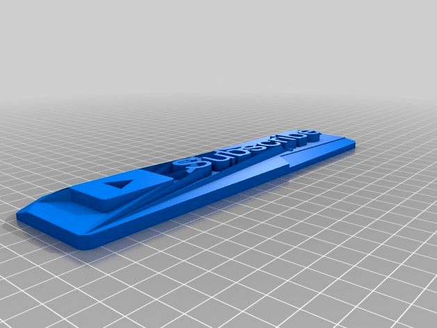 Modern Subscribe Button by PhoenixBlasterz