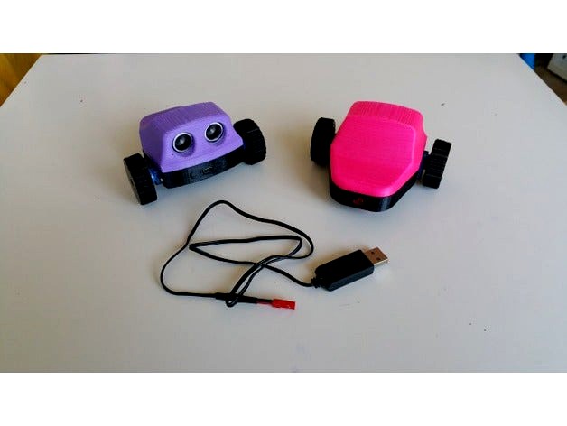 QuickyBot - Small robot based on an arduino Nano board whith bluetooth and ultrasonic sensor by magic_mushrooms