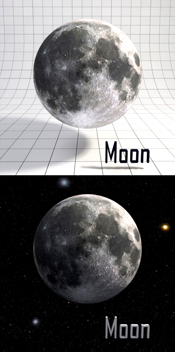 Moon - Realistic HD model