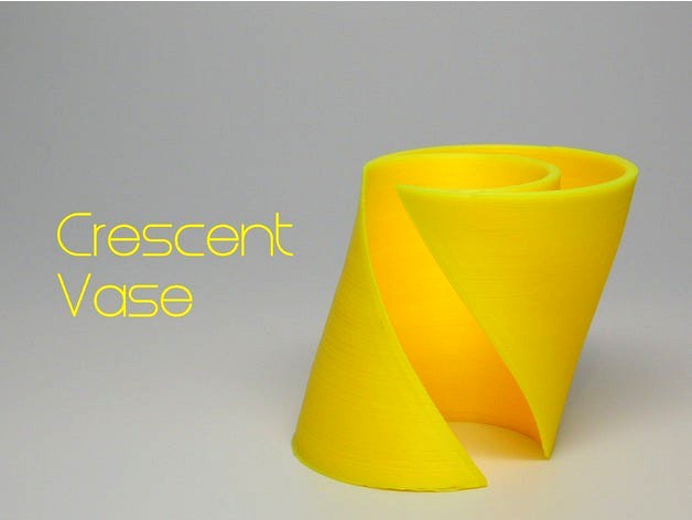 Crescent Vase by O3D