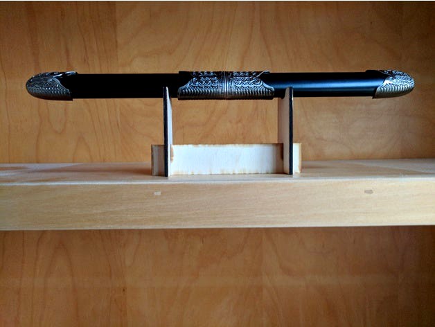 laser cut dagger stand by adamwinik20