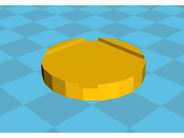 20 mm square to 25 mm round converter by SerialJaywalker